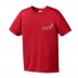 Red youth short sleeve Dri-fit